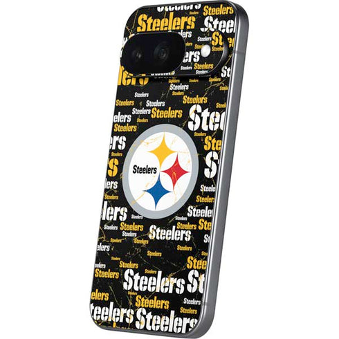 NFL Pittsburgh Steelers Black Blast Google Pixel 9 Skin